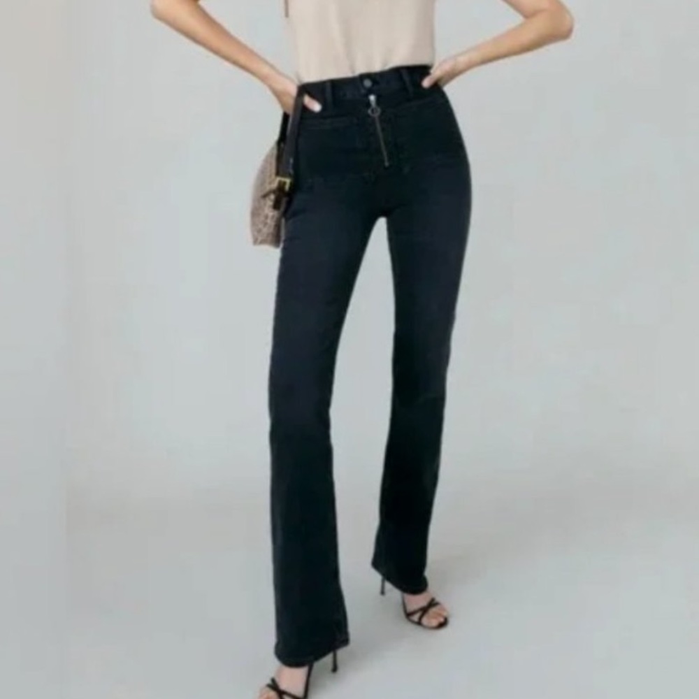 Reformation Peyton ultra high rise bootcut jean